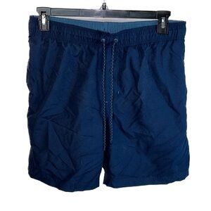 George Swim Trunks Above the Knee Pull on Elastic Waist Shorts Mesh Lined Shorts